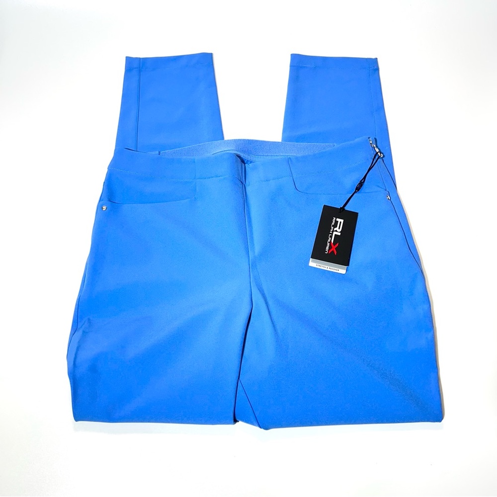 Ralph Lauren RLX pants Billy Hole 18 golf pants stretchy blue New women size 12